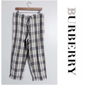 Burberry Rare Vintage Classic Drawstring Pajama Pants